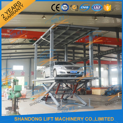 208V / 220V / 380V / 480V 더블 플랫폼 시저 자동차 리프트
